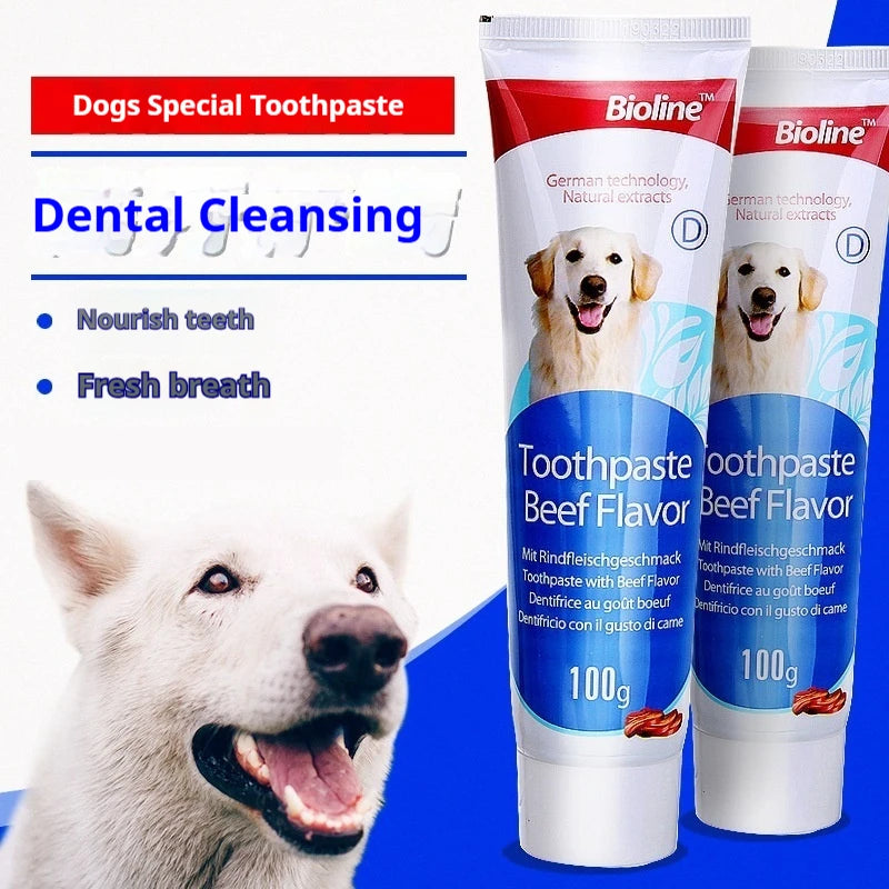 Pet Dog Toothpaste, Beef, Chicken Flavor, A Variety of Flavors, Pets Do Not Reject Oral Cleaning Care, Pet Toothpaste