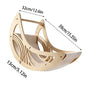 Wall-Mounted Cat Stairs Cat Scratching Posts Hammock Moon House Indoor Cat Gym Cats Furniture for Kittens Climbing and Sleeping