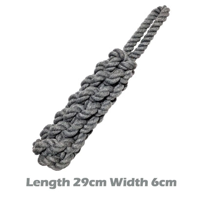 Interactive Cotton Rope Dog Toys for Small Large Dogs Tug of War Durable Bite Toy for Pet Pug Chihuahua Bichon Christmas Gift