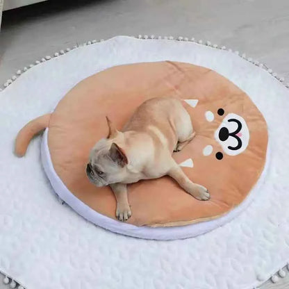 Lovely Warm Dog Bed Pet Basket Cat House Sofa for Medium Large Dog Sofa Bed Cushion Dog Bed House Pet Supplies Accessories