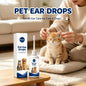 Pet Ear Cleaning Drops Non‑Irritating Remove Ear Wax Dirt Relieve Ear Itching Eliminate Bad Odor Ear Care Drops Dog Cat Ear Wash