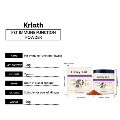Kriath Pet Nutrition Powder Support Heart Health Promoting Intestinal Digestion Function Protect Joints Normal Lmmune Function
