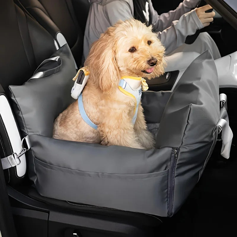 Waterproof Luxury Dog Car Seat Pet Beds Comfortable Puppy Dog Beds Soft Travel Pet Car Seat with Safety Buckle Dropshipping