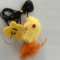 Simulated feather mouse bite-resistant cat toy self-play boredom relief hanging feather teaser wand pet toy