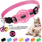 for Apple Air Tag Tracker Breakaway Cat Collar, with Airtag Case Reflective Kitten Collar with Bell for Cats,Small Dog Collar