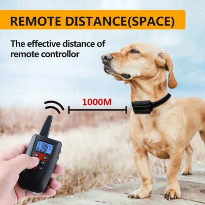 No Shock No Pins Dog Training Collar 3300ft Remote IP67 Waterproof Rechargeable Pet Training Collar Sound Vibration Shock Free