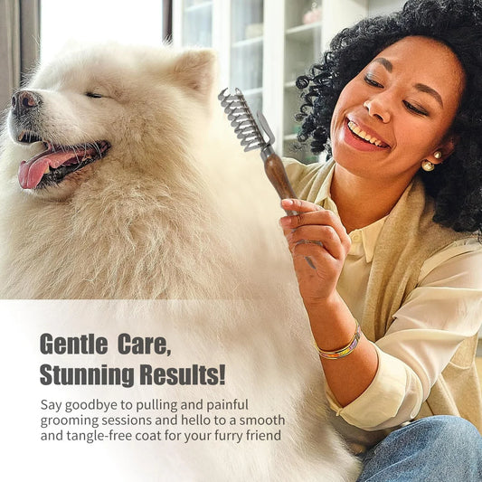 Curved Pet Knot Comb Dog Comb Dog Comb Cat Beauty Hair Removal Cat Comb Pet Supplies  Pet Items Pet Hair Remover