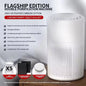 2024 New Portable USB Air Purifier Blue Anion Quickly Purifies the Environment and Can Add Essential Oils Low Noise Deodorizer