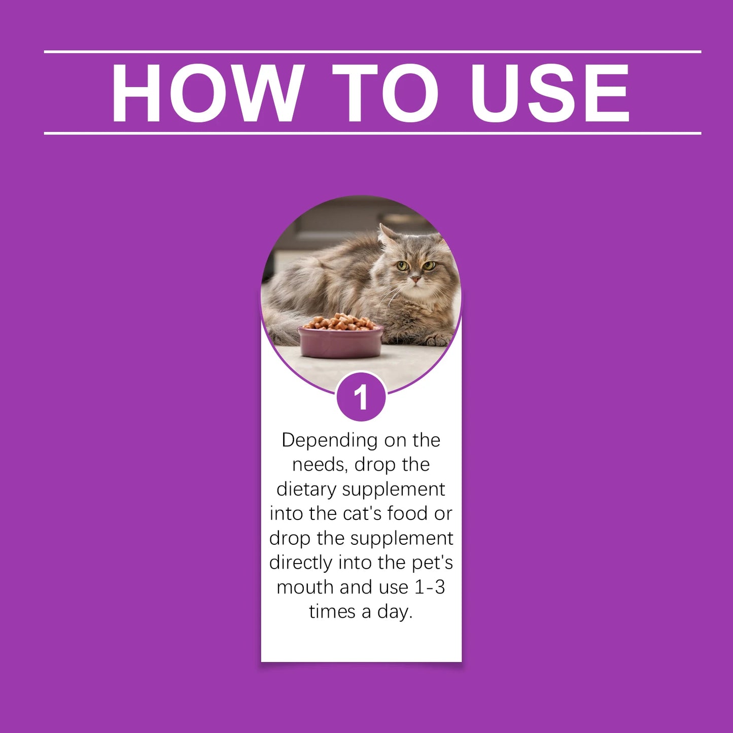 15-in-1 Pet Cat Vitamin Drops Boost Cats' Immune System, Resist Diseases Care Pets' Discomfort Daily Care Vitamin Supplement