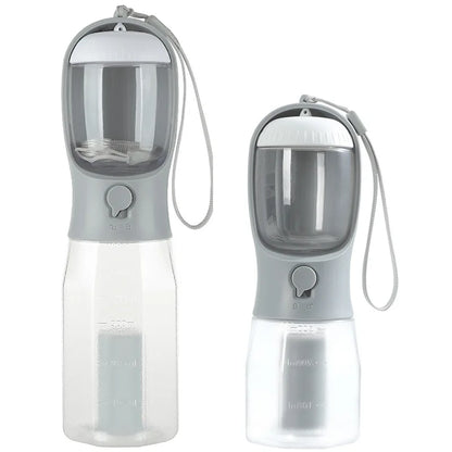 3 in 1 Dog Water Bottle with Poop Bag Dispenser Portable Pet Feeder for Cat Dog Bowl Outdoor Puppy Drinking Bowl Food Container