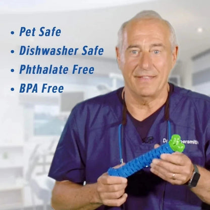 Dog Tooth Grinding Stick Food Grade Cleaning Massager Rubber Tooth Brush Chewing Toy Teeth Cleaning Pet with Slight Bite Force