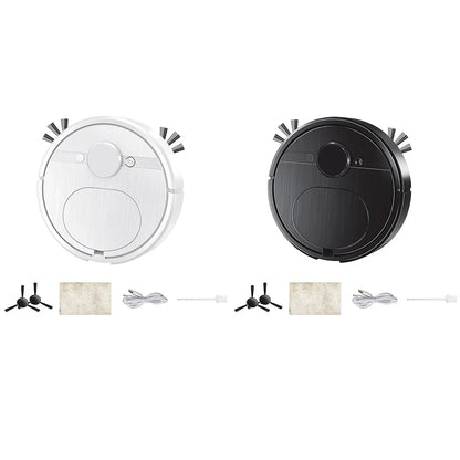 3 In 1 Smart Sweeping Robot with Brush & Mop Robot Vacuum Cleaner Rechargeable Strong Power Sweeping Machine for Home Cleaning
