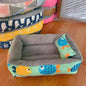 Soft Pet Bed Cat Bed Dog Bed Pet Mattress with Pillow Winter Warm Comfortable Sleeping Mat for Cats Dogs Plush Cat Mat Cat House