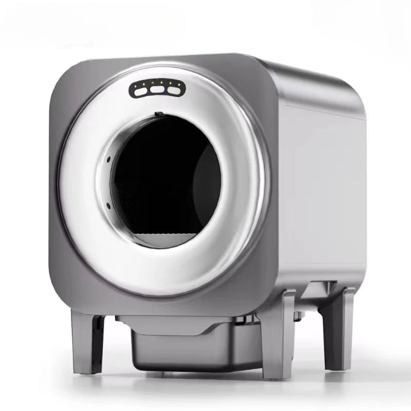 Pet Intelligent Cat Toilet, Electric Cat Litter Box, Large Automatic Poop Scoop, Cat Iitter Machine To Prevent Splashing Outside