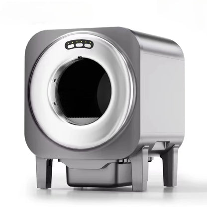 Pet Intelligent Cat Toilet, Electric Cat Litter Box, Large Automatic Poop Scoop, Cat Iitter Machine To Prevent Splashing Outside