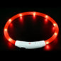Led Usb Dog Collar Pet Dog Night Luminous Charge Collar Led Night Safety Flashing Glow Dog Loss Prevention Collar Pet Accessorie