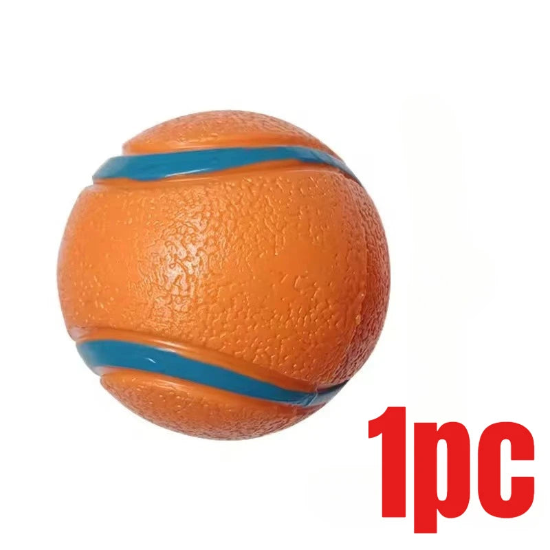 Dog Toy Ball Dog Fetch Ball Toy Tough Pet Ball Puppy Chew Toy Solid Elastic Jumping Ball Pet Accessories For Large Medium Small