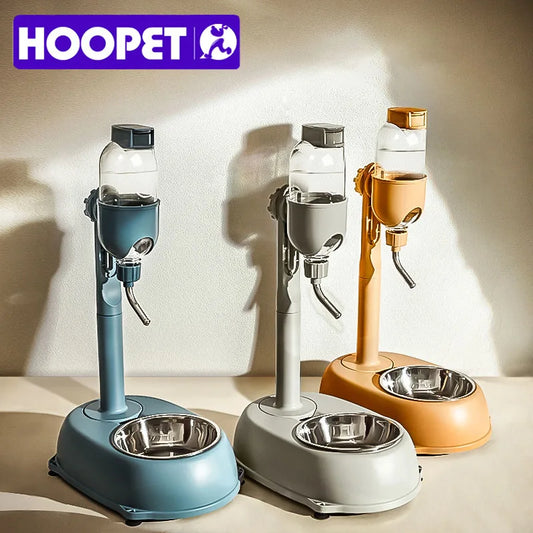 HOOPET Anti-Tip Hanging Pet Food & Water Dispenser – Auto Bowl Feeder for Dogs & Cats - Pet Suppie