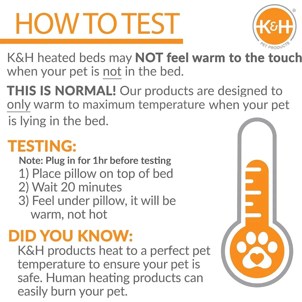 "self-warming cat bed - heated pet pad with anti-slip bottom and machine washable cover"