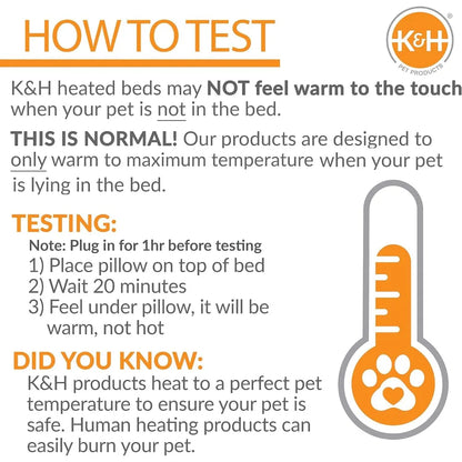 "self-warming cat bed - heated pet pad with anti-slip bottom and machine washable cover"