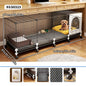 Dog Cage for Small and Medium-Sized Dogs, Indoor Household Use, Teddy Bichon Dog House with Tray, Integrated Toilet, Cat Cage, Dog Fence