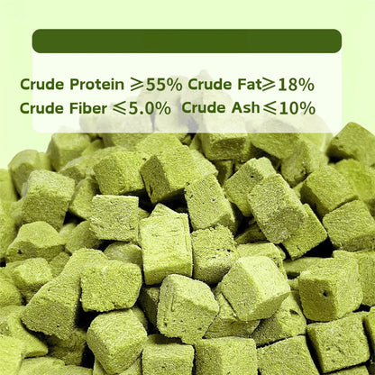 3.8oz/100g Cat Grass Treats for Hairball Support and Teeth Cleaning, Chicken Flavored Hairball Treats for Cats