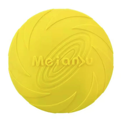 Pet Dog Flying Disk Toy Silicone Material Environmentally Friendly Anti-Chew Dog Puppy Interactive Training Pet Supplies E2