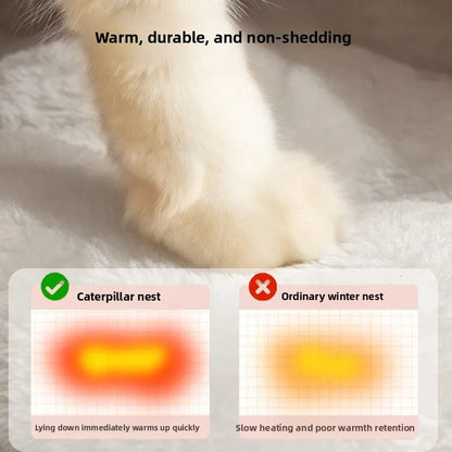 Heating Cat House, Cat Nest, Electric Blanket, Winter Warmth, Closed Temperature Control, Cat Safety Nest, Pet Sleeping Supplies