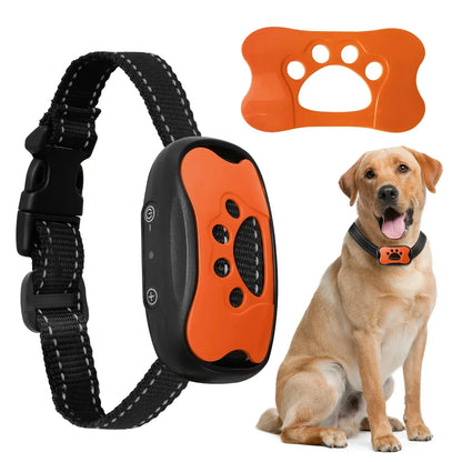 Electric Dog Training Collar Waterproof Dog Bark Collar USB Rechargeable Anti Barking Device Pet Dogs Accessories