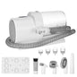 5-in-1 Dog Grooming Vacuum Kit Strong Pet Hair Removal Professional Clippers 6 Guide Combs Pet Grooming Tools for Dogs Cats