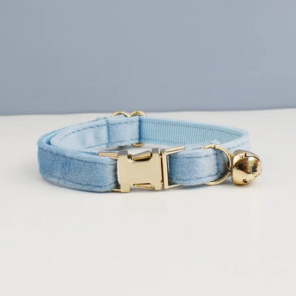 Cute Bowknot Cat Collar Personalized Cat Collar with Bell Engraving ID Tag Nameplate Kitten Collars Necklace