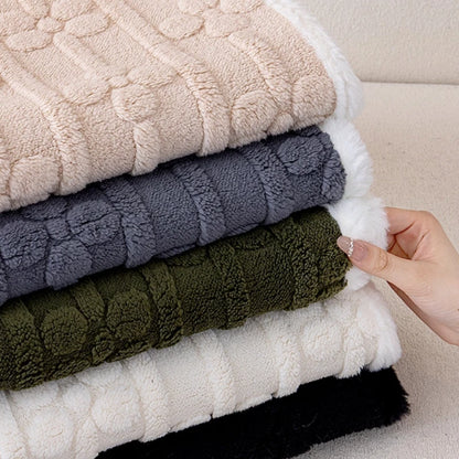 Thicken Plush Sofa Covers Winter Warm Universal Couch Mat Retro Style Anti-slip Sofa Seat Pad Decor for Living Room 방석쿠션