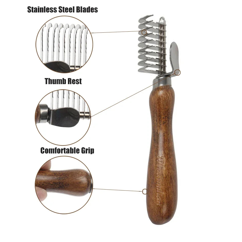 Curved Pet Knot Comb Dog Comb Dog Comb Cat Beauty Hair Removal Cat Comb Pet Supplies  Pet Items Pet Hair Remover