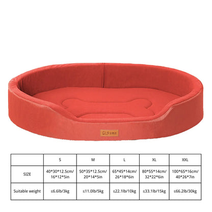 Winter Waterproof Orthopedic Foam Dog Beds for Small Medium Large Dogs Durable Dog Sofa The Pet Bed Washable Removable Cover