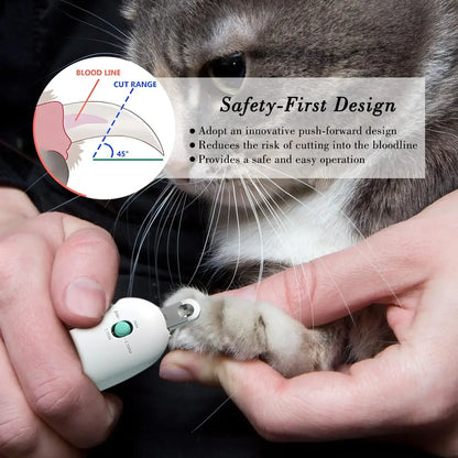 Pet Cat Dog Nail Clipper Cutter Adjustable Hole with Nail File To Avoid Excessive Cutting Professional Grooming Tool