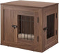 Furniture Style Dog Crate for Small Dogs, Cats, Min Pigs, Rabbit, Indoor Aesthetic Puppy Kennel, Modern Decorative Wood Wire Pe