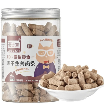 Pet Snacks canned freeze-dried chicken duck beef three texts cod quail eggs yellow eggs cats and dogs freeze-dried
