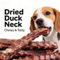 200g Air-Dried Duck Neck Dog Treats Delicious Flavor Natural Teeth Cleaning Dental Care Chews for Dogs