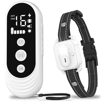 Pet Dog Training Collar 3300ft with IP67 Waterproof Shock Vibration Sound Functions for Behavior Correction Remote controlled