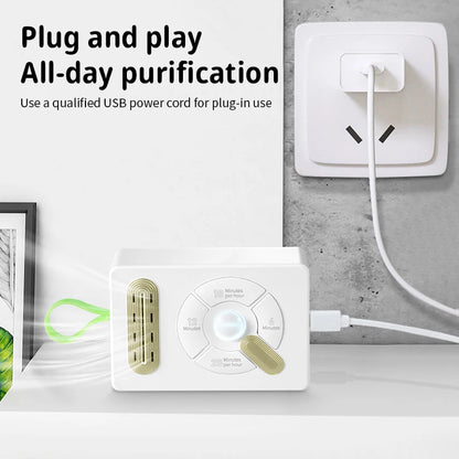 1PC, Pet cat air purifier, built-in sensor, automatic stop and run, USB power supply, purified air, clean air, fresh air, purifi