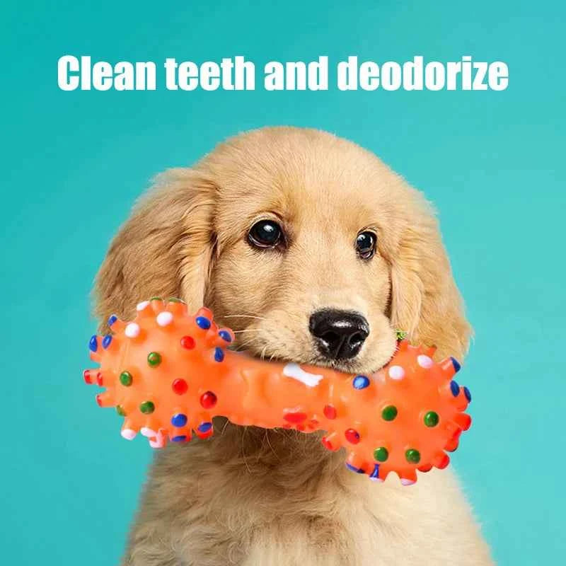 Dog Chew Toy Natural Rubber Safety and Environmental Protection Flexible Bite Resistance Clean Teeth