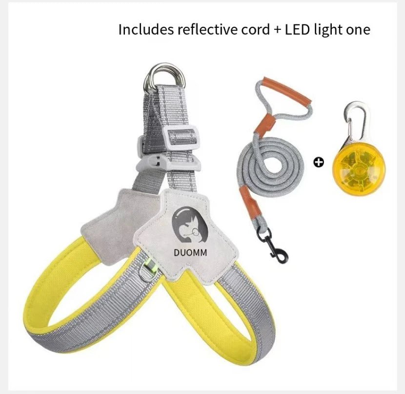 New Style Saddle Style Dog Chest Harness Breathable Reflective Pet Leash Comfortable Chest Strap for Dogs