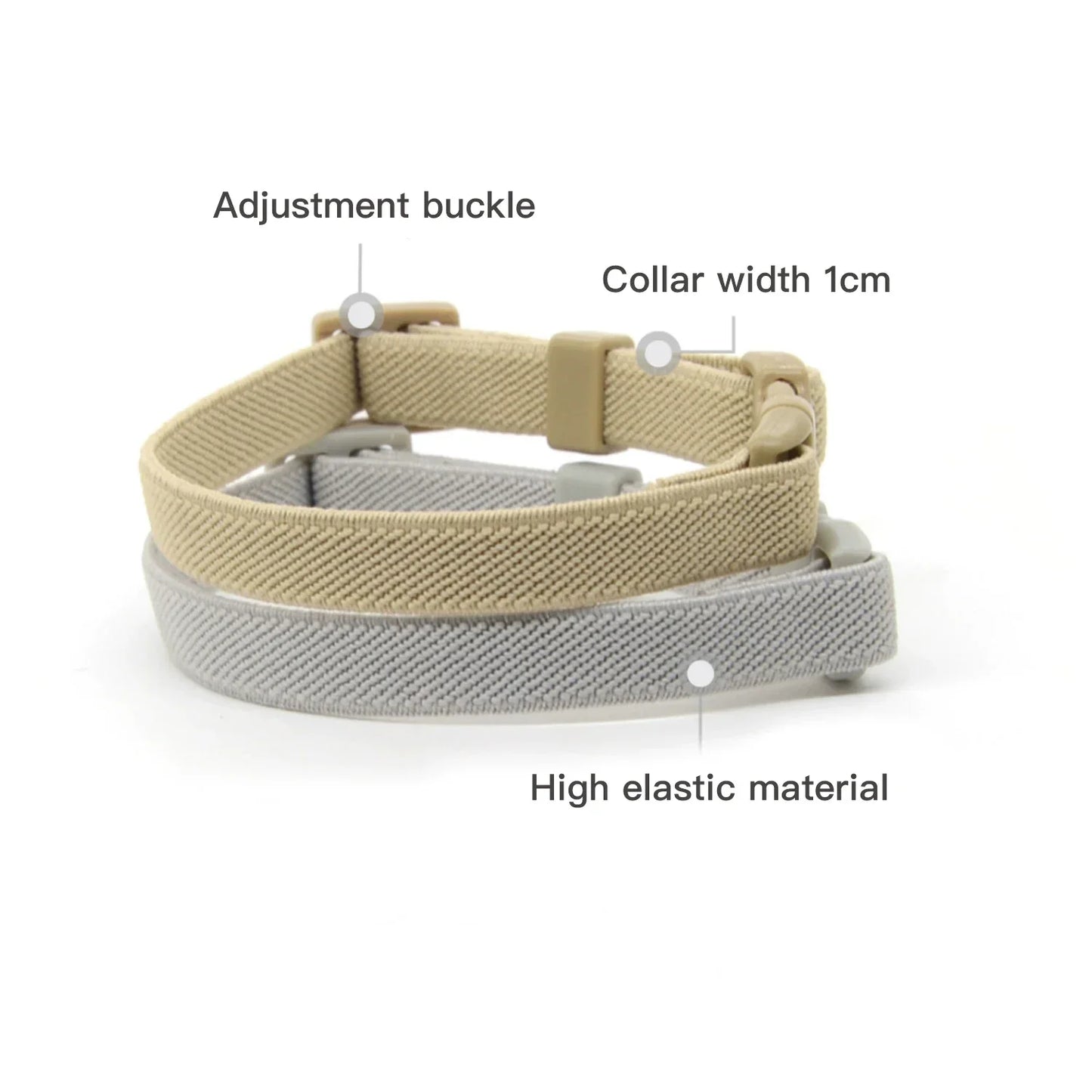 cute Safety Cat Collar Stretch Elastic Collars, Fashion Light Weight Kitten Collar for All Small Large Cat,Puppy Pet Accessories