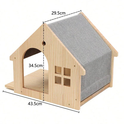 Wooden Cat Climbing Shelves Wall Mounted Cat Tree Sisal Scratching Post Pedal Hammock Indoor Kitten Playground Cats Accessories