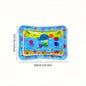 Thickened Large Square Scratch-Resistant Pet Inflatable Water Bed Toy, Pet Interaction Cooling, water spraying, and ice cooling