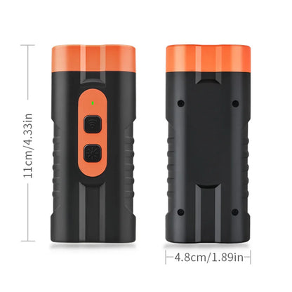 Ultrasonic Dog Repeller Rechargeable Anti Barking Device with LED Flashlight Dog Repellent Dog Training Device Safe for Dogs