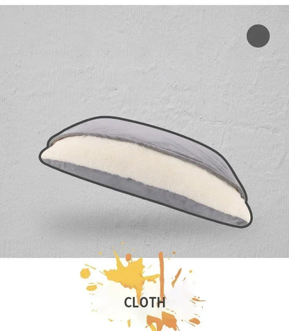 Bite-Resistant Washable Pet Bed - Winter Warm Removable Plush Cushion Large Dog Kennel Sofa Mat & Cat Sleeping Bag for Pets