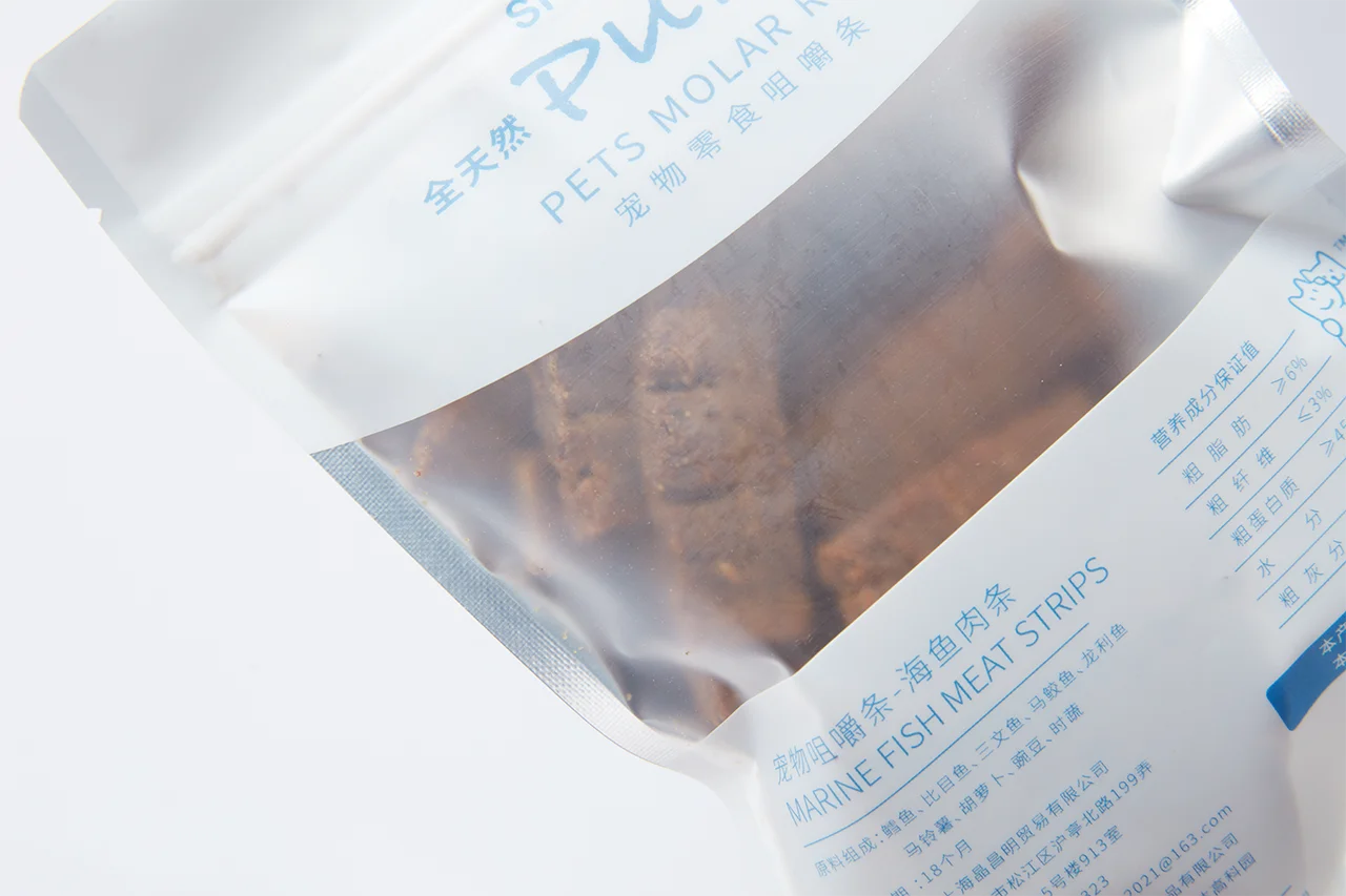 SHOUOK air-dried marine fish meat strips for Dogs with 92%meat content;100%nature;NO antibiotics;No Grains;