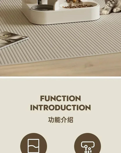 KJ Automatic Feeder Dog Cat Food Bowl with Water Fountain Large Capacity Pet Food Storage Dispenser Container Puppy Pet BB