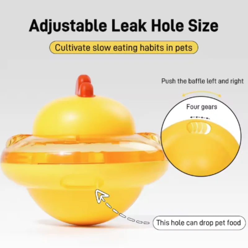 Chicken Design Pet Toy Tumbler Multifunctional Slow Feeder Chew Interactive IQ Train Anti Boredom for Dogs And Cats